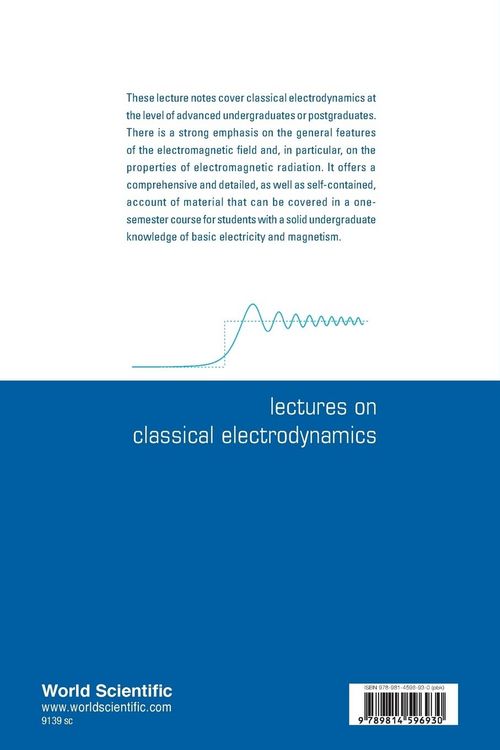 Produktbild: Lectures On Classical Electrodynamics