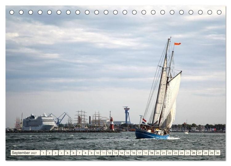 Produktbild: Seebad Warnem&uuml;nde (Tischkalender 2027 DIN A5 quer), CALVENDO Monatskalender