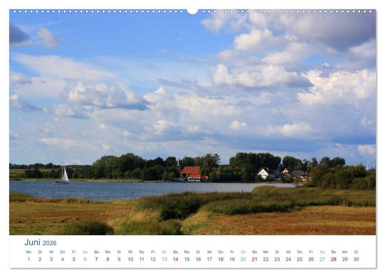 Produktbild: Schwansen 2026. Impressionen zwischen Schlei und Ostsee (Wandkalender 2026 DIN A2 quer), CALVENDO Monatskalender