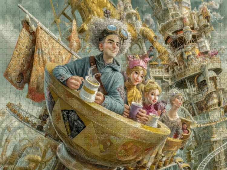 Produktbild: CALVENDO Puzzle Surrealistische Fantasien | 1000 Teile Lege-Gr&ouml;&szlig;e 64x48cm Foto-Puzzle f&uuml;r gl&uuml;ckliche Stunden