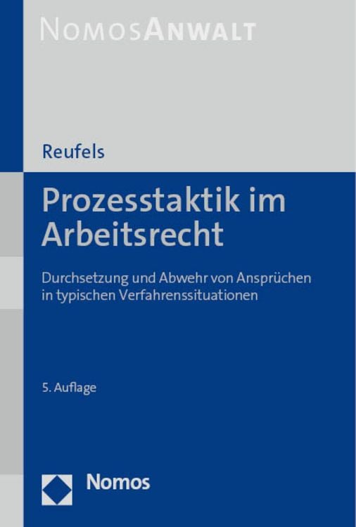 Produktbild: Prozesstaktik im Arbeitsrecht
