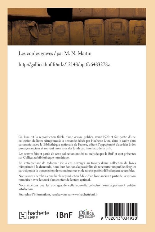 Produktbild: Les cordes graves