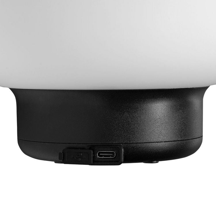 Produktbild: Idena LED Lampe Riako Akku USB C warmwei&szlig; 16x29cm dimmbar Innen