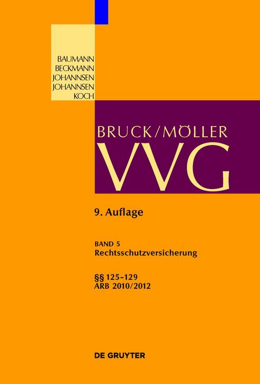 Produktbild: Rechtsschutzversicherung &sect;&sect; 125-129