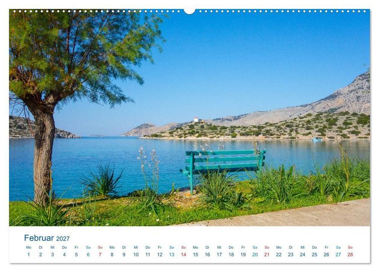 Produktbild: Symi 2027, Perle der &Auml;g&auml;is (hochwertiger Premium Wandkalender 2027 DIN A2 quer), Kunstdruck in Hochglanz