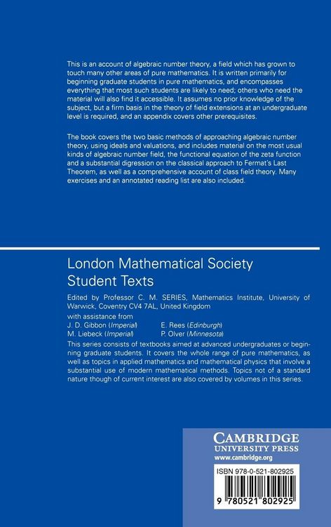 Produktbild: A Brief Guide to Algebraic Number Theory