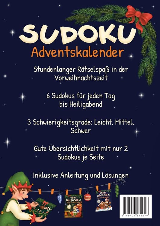 Produktbild: Sudoku Adventskalender