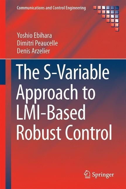 Produktbild: S-Variable Approach to LMI-Based Robust Control