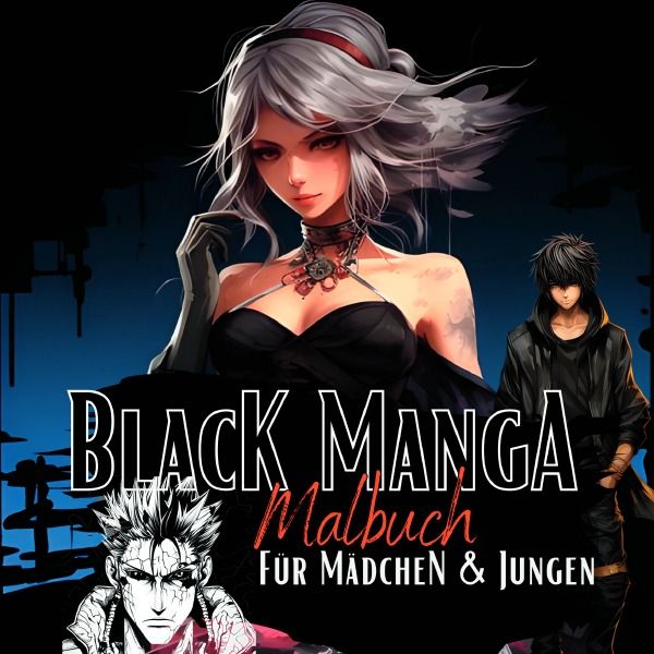 Produktbild: Manga Nation / Black Manga Malbuch.