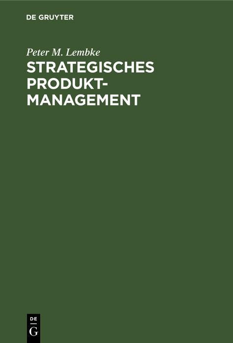 Produktbild: Strategisches Produktmanagement