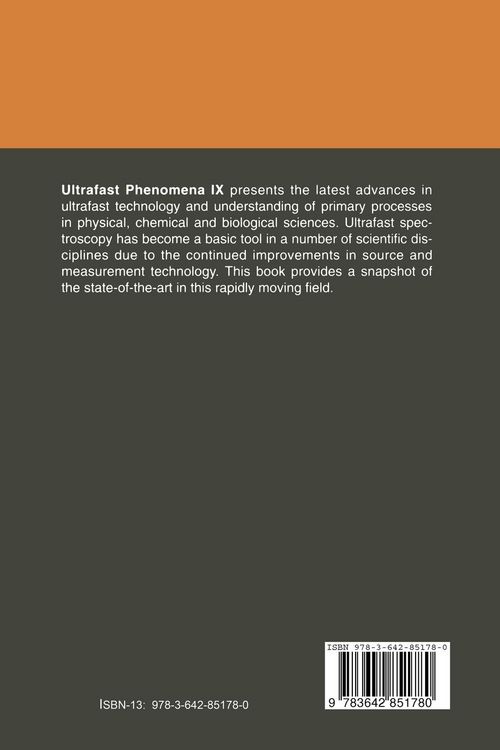Produktbild: Ultrafast Phenomena IX