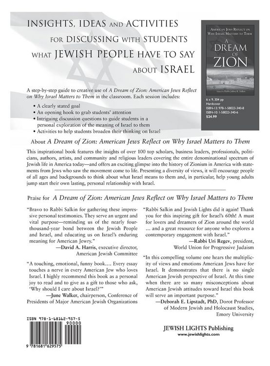 Produktbild: A Dream of Zion Teacher's Guide