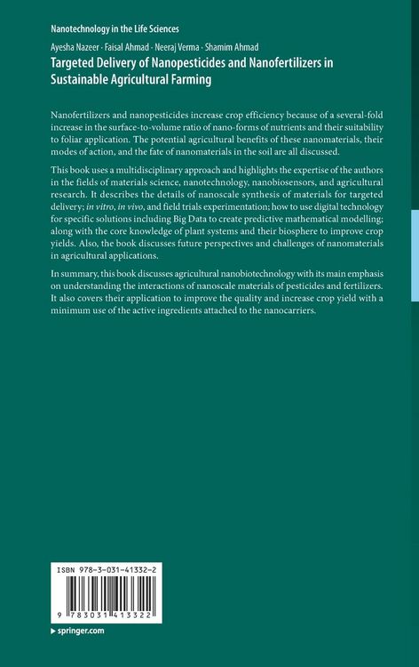 Produktbild: Targeted Delivery of Nanopesticides and Nanofertilizers in Sustainable Agricultural Farming