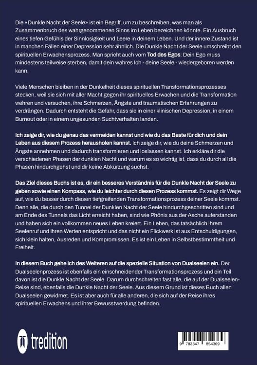 Produktbild: Navigieren durch die Dunkle Nacht der Seele