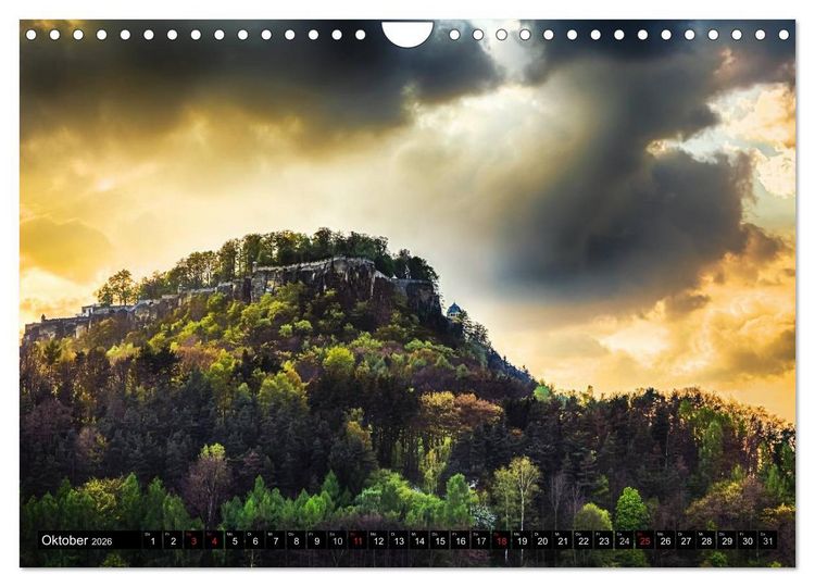 Produktbild: Bilder aus dem Nationalpark S&auml;chsische Schweiz (Wandkalender 2026 DIN A4 quer), CALVENDO Monatskalender