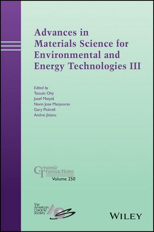Produktbild: Advances in Materials Science for Environmental and Energy Technologies III