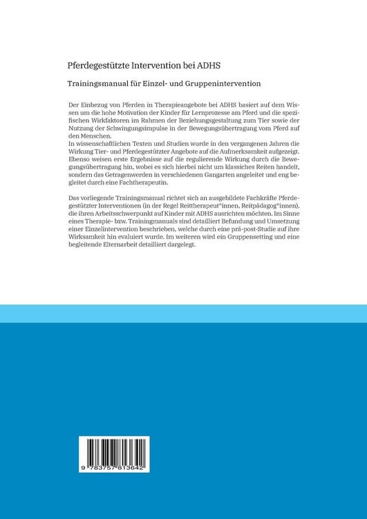 Produktbild: Pferdegest&uuml;tzte Intervention bei ADHS
