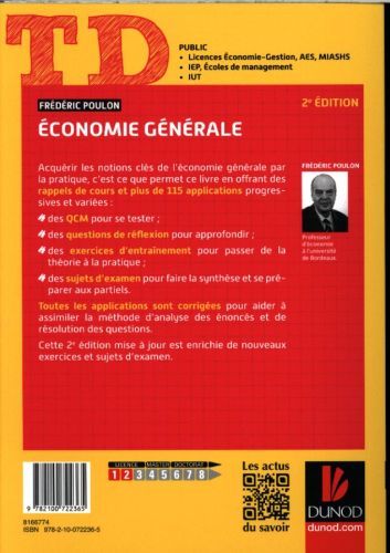 Produktbild: TD &eacute;conomie g&eacute;n&eacute;rale