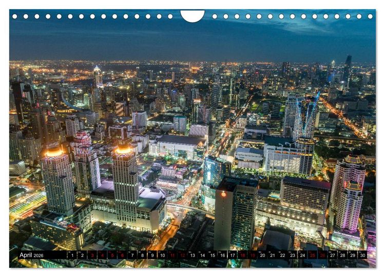 Produktbild: Asiens Hauptst&auml;dte (Wandkalender 2026 DIN A4 quer), CALVENDO Monatskalender