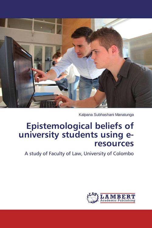 Produktbild: Epistemological beliefs of university students using e-resources