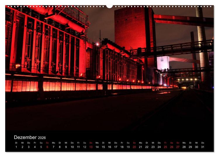 Produktbild: Industriekultur Ruhrgebiet (Wandkalender 2026 DIN A2 quer), CALVENDO Monatskalender
