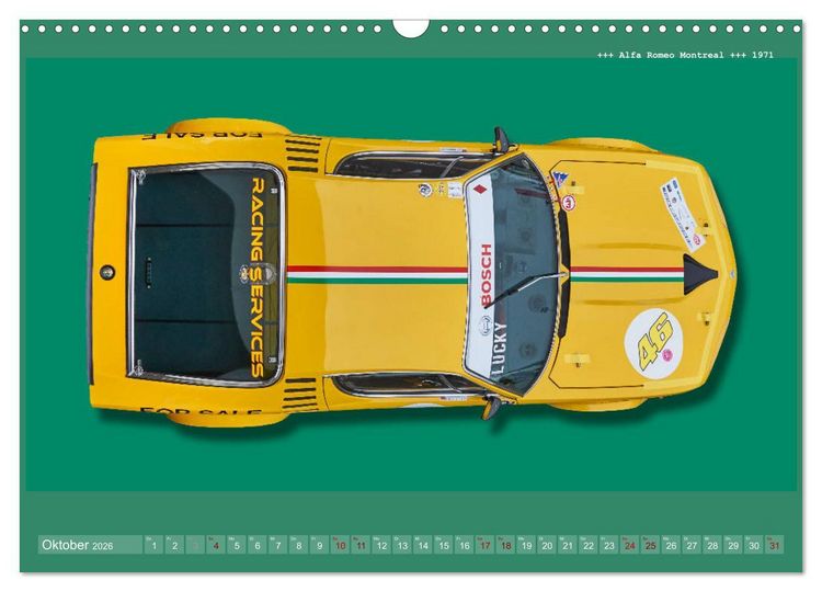 Produktbild: Tourenwagen Classics (Wandkalender 2026 DIN A3 quer), CALVENDO Monatskalender