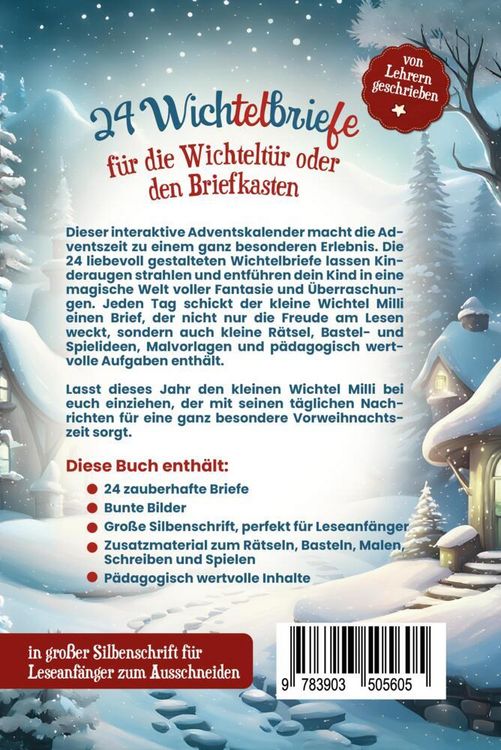 Produktbild: Cichon, S: Wichtelbriefe von Milli