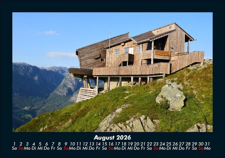Produktbild: Landschaftskalender 2026 Fotokalender DIN A5