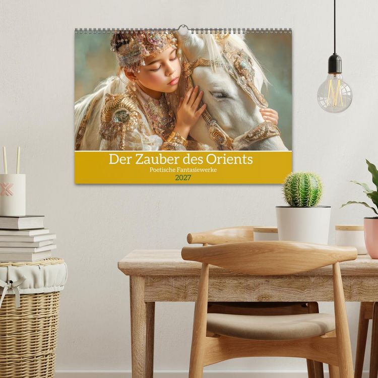 Produktbild: Der Zauber des Orients - Poetische Fantasiewerke (Wandkalender 2027 DIN A3 quer), CALVENDO Monatskalender