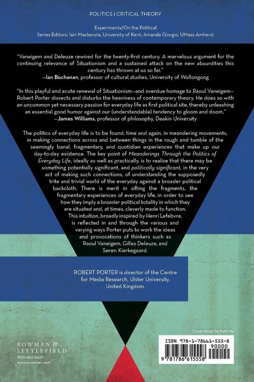 Produktbild: Meanderings Through the Politics of Everyday Life