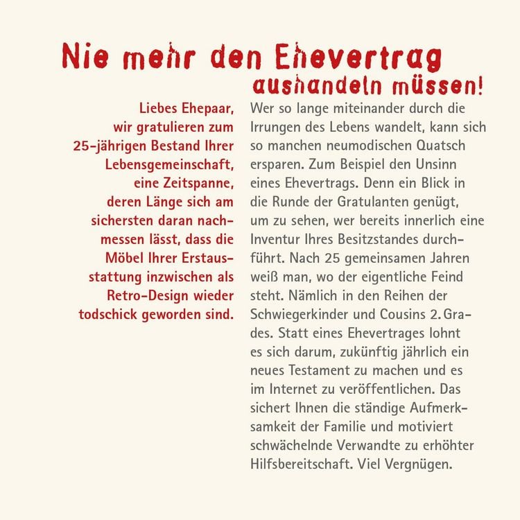 Produktbild: Geschafft: Endlich Silberhochzeit!