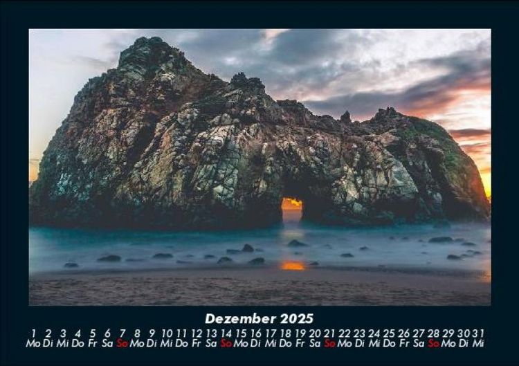 Produktbild: Landschaftskalender 2025 Fotokalender DIN A5