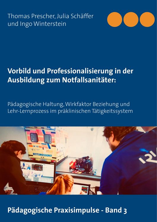 Produktbild: Vorbild und Professionalisierung in der Ausbildung zum Notfallsanit&auml;ter: