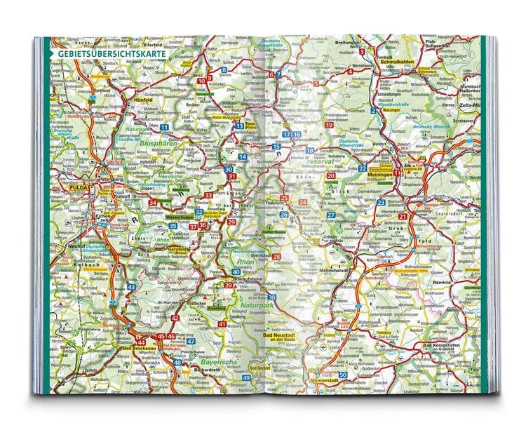 Produktbild: KOMPASS Wanderf&uuml;hrer Rh&ouml;n, 50 Touren