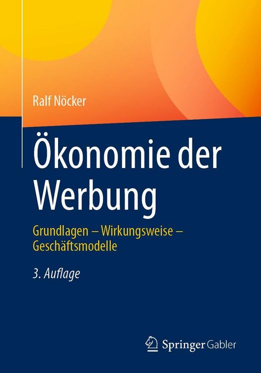 Produktbild: &Ouml;konomie der Werbung