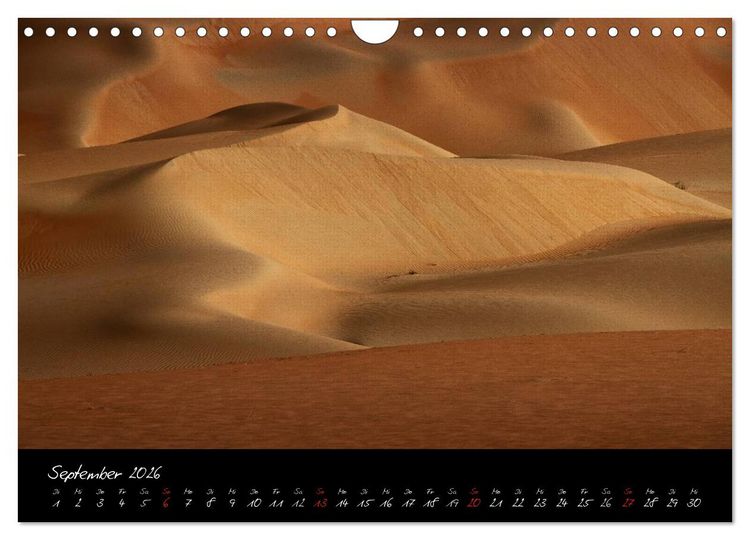 Produktbild: Farben der W&uuml;ste (Wandkalender 2026 DIN A4 quer), CALVENDO Monatskalender