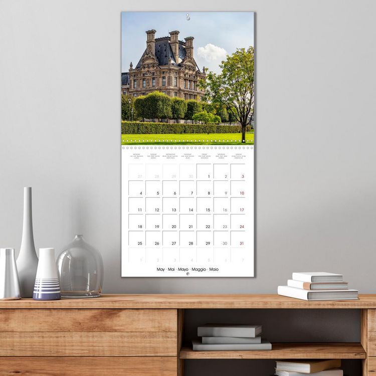Produktbild: Le Paris romantique (Calendrier mural carr&eacute; 2026 30x30 cm) Calendrier double avec une page pour vos prises de notes