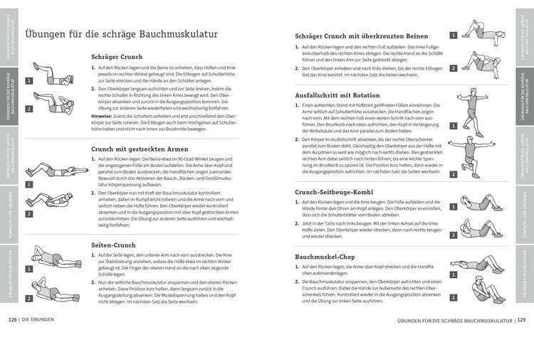 50 Workouts für starke Bauchmuskeln