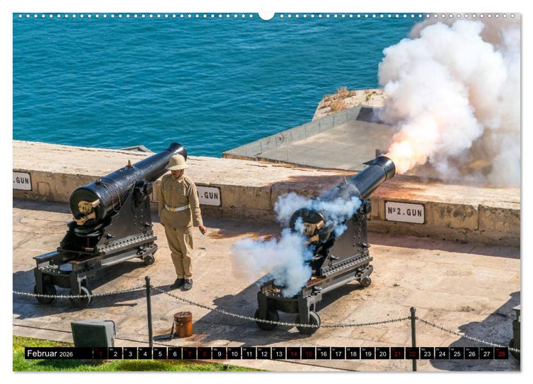 Produktbild: Valletta - Malta (Wandkalender 2026 DIN A2 quer), CALVENDO Monatskalender