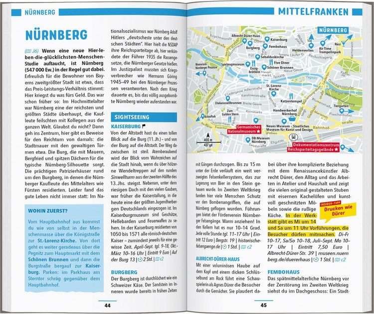 Produktbild: MARCO POLO Reisef&uuml;hrer Franken, N&uuml;rnberg, W&uuml;rzburg, Bamberg