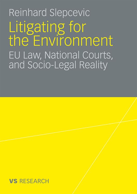 Produktbild: Litigating for the Environment