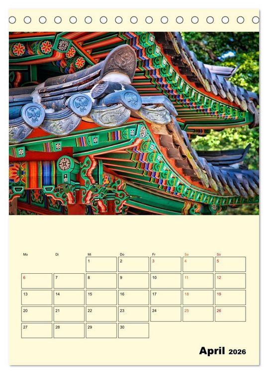 Produktbild: S&uuml;dkorea - Tradition und Hightech (Tischkalender 2026 DIN A5 hoch), CALVENDO Monatskalender