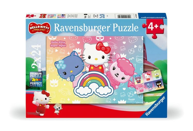 Produktbild: Kinderpuzzle 2x24 Teile - Hello Kitty - Die besten Freunde