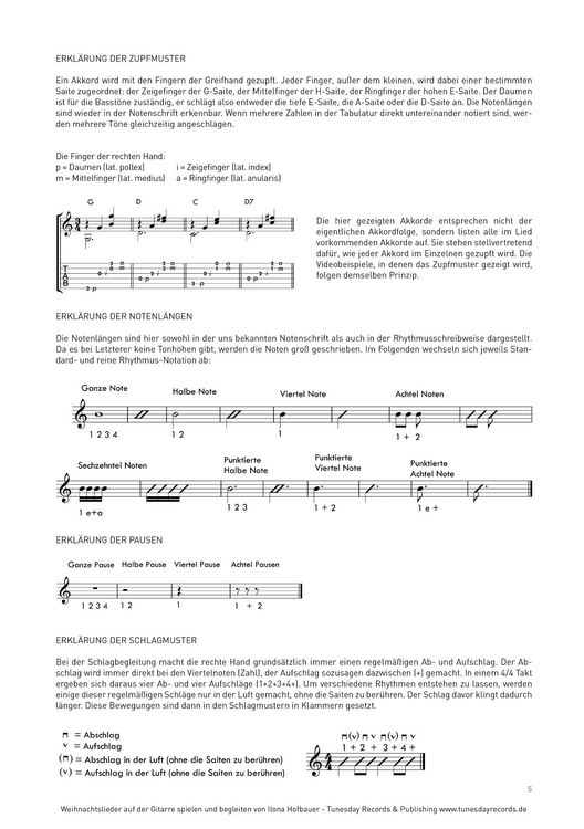 Produktbild: Weihnachtslieder auf der Gitarre spielen und begleiten