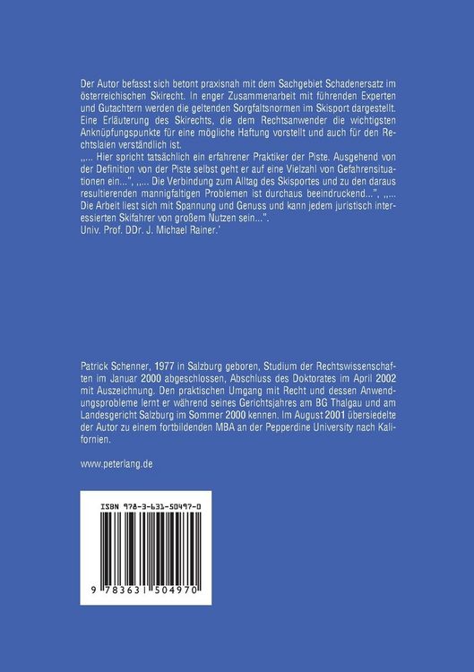 Produktbild: Skiunfall! Wer haftet?