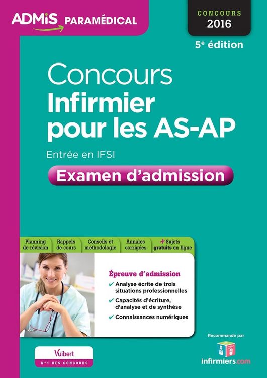 Produktbild: Concours infirmier asap entree ifsi