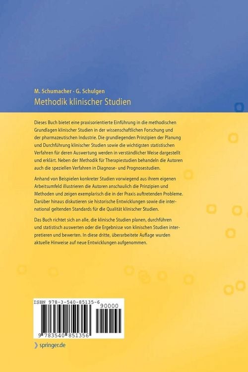 Produktbild: Methodik klinischer Studien