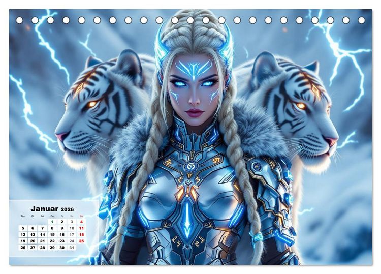 Produktbild: Wilde Seelen (Tischkalender 2026 DIN A5 quer), CALVENDO Monatskalender