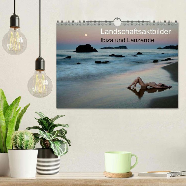 Produktbild: Landschaftsaktbilder Ibiza und Lanzarote (Wandkalender 2026 DIN A4 quer), CALVENDO Monatskalender