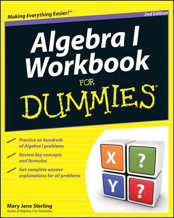 Produktbild: Algebra I Workbook For Dummies